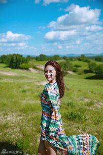 演员蓝天写真,蓝天写真中的演员风采